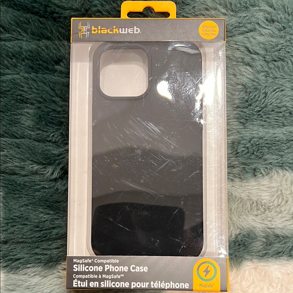 Black Slim Protective Phone Case for iPhone 12/13 Pro Max